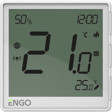 Régulateur de température Internet, ENGO EONE-230W encastré, quotidien, ZigBee, blanc, 230 V