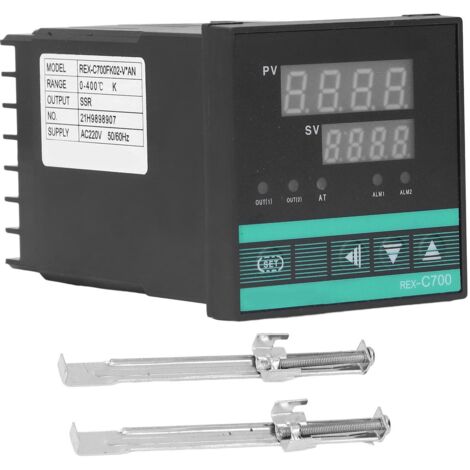 Régulateur de Température Numérique 0‑400℃ AC 220V avec Affichage Digital et Réglage Précise