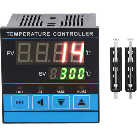 Régulateur de Température PID Numérique 0-400°C, Commande SSR/Relais AC 220V, Précision Élevée
