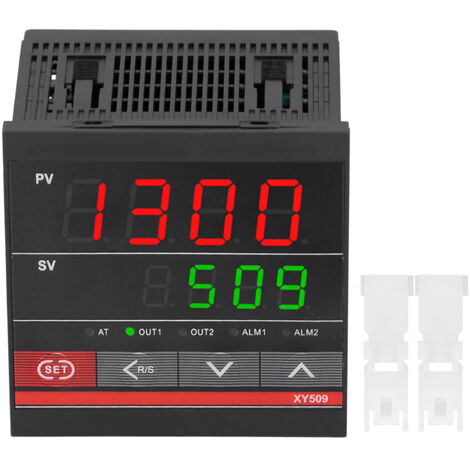 Régulateur de température PID universel XY509 avec relais chauffage et refroidissement, 100‑240VAC