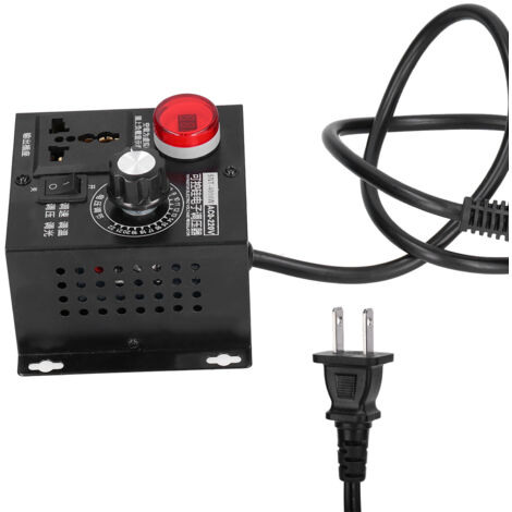 Régulateur de tension 4000W variateur haute puissance thyristor AC110V/220V prise US