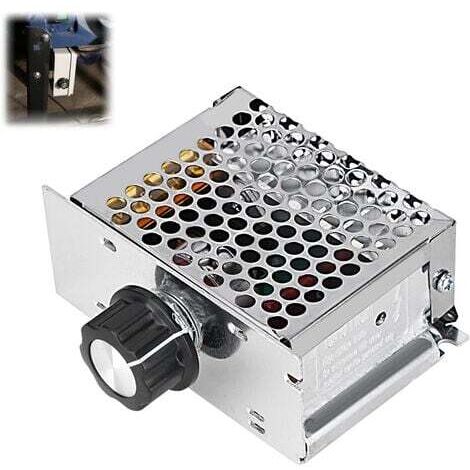 Régulateur de Tension AC 4000 W Régulateur de Vitesse pour Moteur électrique variateur 220 V, régulateur Vitesse Moteur 220 V pour Moteur à brosses