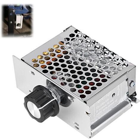Régulateur de Tension AC 4000 W Régulateur de Vitesse pour Moteur électrique variateur 220 V, régulateur Vitesse Moteur pour Moteur à brosses