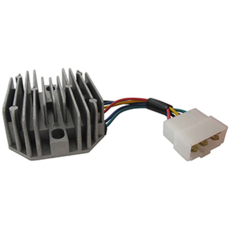 Régulateur De Tension Adaptable Pour Grasshopper Et Kubota - Branchement à 6 Fiches Mâles. Remplace Origine: Rp201-53710 Et 1855