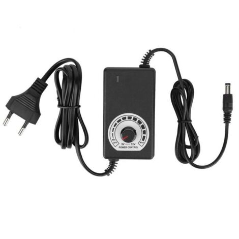 Régulateur de tension - AIZ - Variateur d\'alimentation 3-12V 3A - 100-240V - Sûr et sécurisé - Haute efficacité