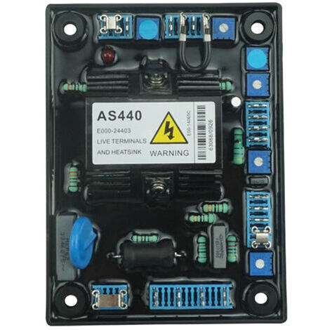Régulateur de tension automatique AVR AS440 régulateur de générateur accessoires de groupe électrogène carte de régulateur de tension régulateur ESC