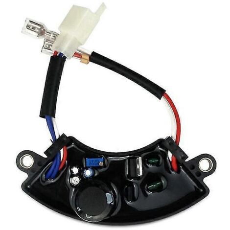 Régulateur de tension automatique AVR en forme d'arc pour générateur électrique 2 kW, 3 kW et 2,8 kW, noir