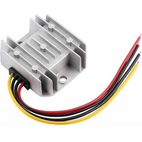 Régulateur de Tension DC Convertisseur abaisseur DC 24V Abaisseur à 12V 10A 120W Réducteur Convertisseur de Puissance Module étanche Transformateur