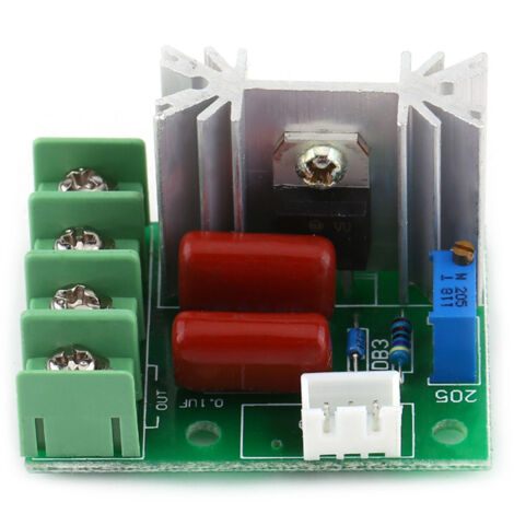 Régulateur de tension électrique SCR 50-220 V CA 2000 W, contrôleur de température/vitesse de moteur, variateur de lumière