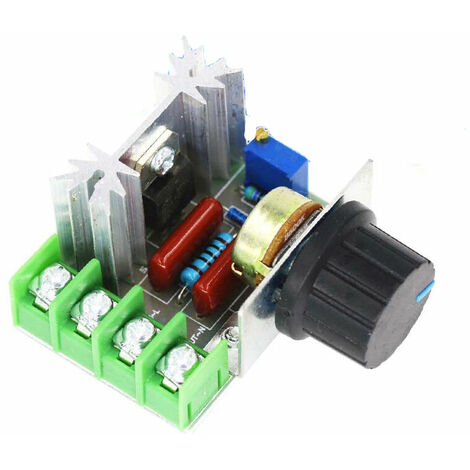 Régulateur de tension électronique haute puissance à thyristor 2000W, régulation de vitesse, régulation de température