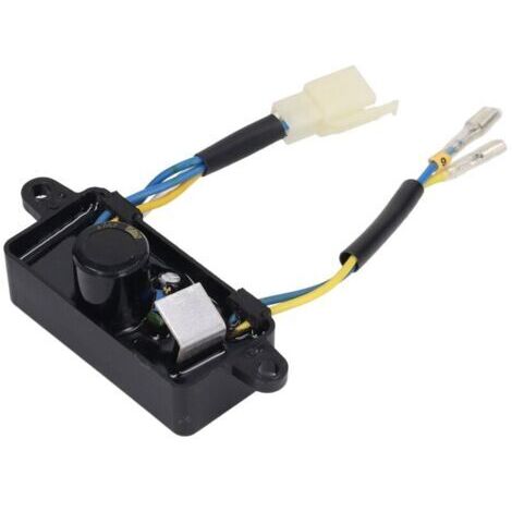 Régulateur de tension monophasé AVR à 6 lignes adapté aux moteurs à essence et aux générateurs de 1 kW/2,5 kW.