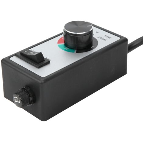 Régulateur de Vitesse de Ventilateur 1500W 15A 120V avec Câble 2M et Prise US