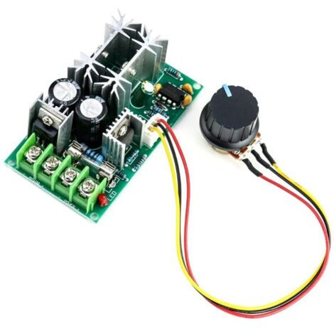 Régulateur de vitesse PWM 12V 24V 36V 48V 20A, Module d'entraînement haute performance, pour variateur LED ultra compact 20 A