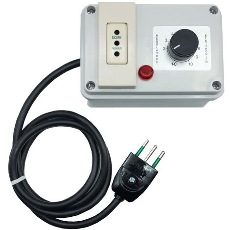 Régulateur de vitesse Tecnel pour moteurs à balais 1000W 230V AC IP20 TE8210
