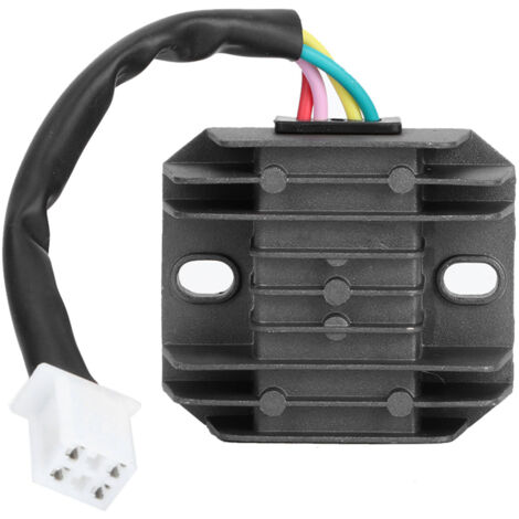Régulateur et redresseur de tension 12 V à 4 fils pour motos, adapté aux motos tout-terrain, quads et buggies de plage de 150 et 250 cm3.