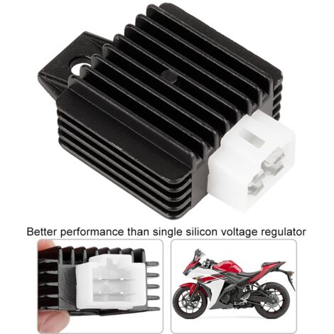 Régulateur redresseur 12V onde complète pour scooter GY6 50cc-150cc