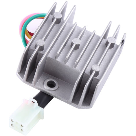 Régulateur redresseur 4 fils 12V pour scooter moto 150-250CC - Blanc