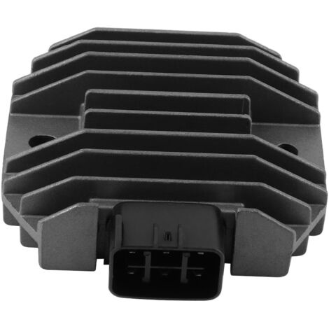 Régulateur-redresseur de tension à 6 broches  Compatible avec les motos Yamaha XVS1600 12V  Noyau MOSFET de remplacement en position d'origine pour un système de charge à régulation de tension haute e