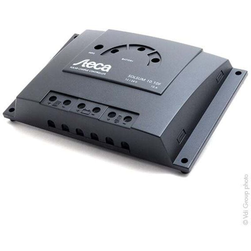 Steca - Régulateur Solaire pwm 12V/24V-10A Solsum 10.10F