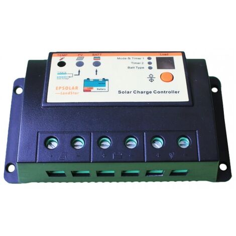 Régulateur solaire EP20 20A 12V / 24V avec fonction crépusculaire