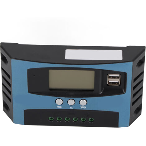 Régulateur Solaire MPPT 50A 12V/24V Auto, Écran LCD, Chargeur pour Batterie et Panneau Solaire