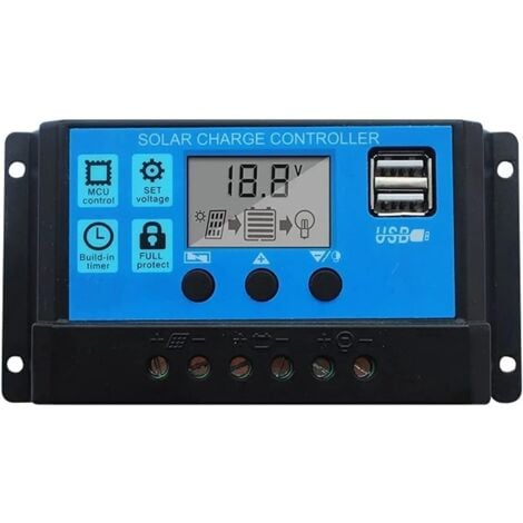 L&H-CFCAHL 20A Solar Voltage Regulator LCD Display with Power-Off Memory Function