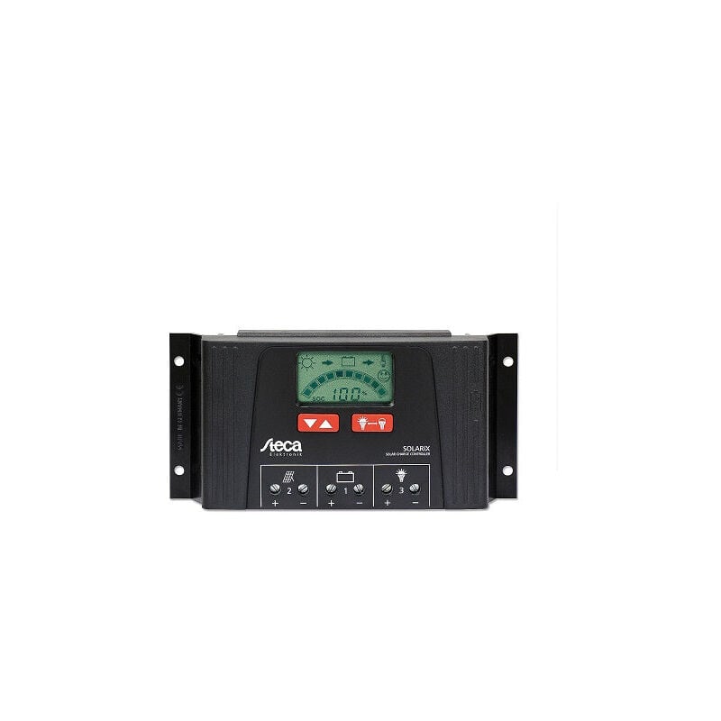 Steca - Régulateur solaire PR1010 écran lcd - 10A 12V/24V