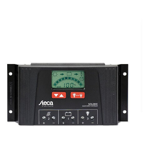 Régulateur solaire STECA PR1010 écran LCD - 10A 12V/24V