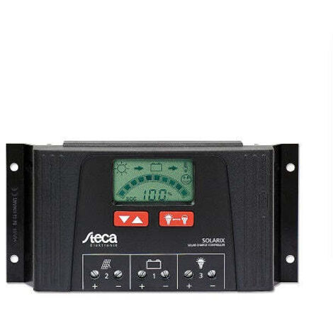 Régulateur solaire STECA PR2020 écran LCD - 20A 12V/24V