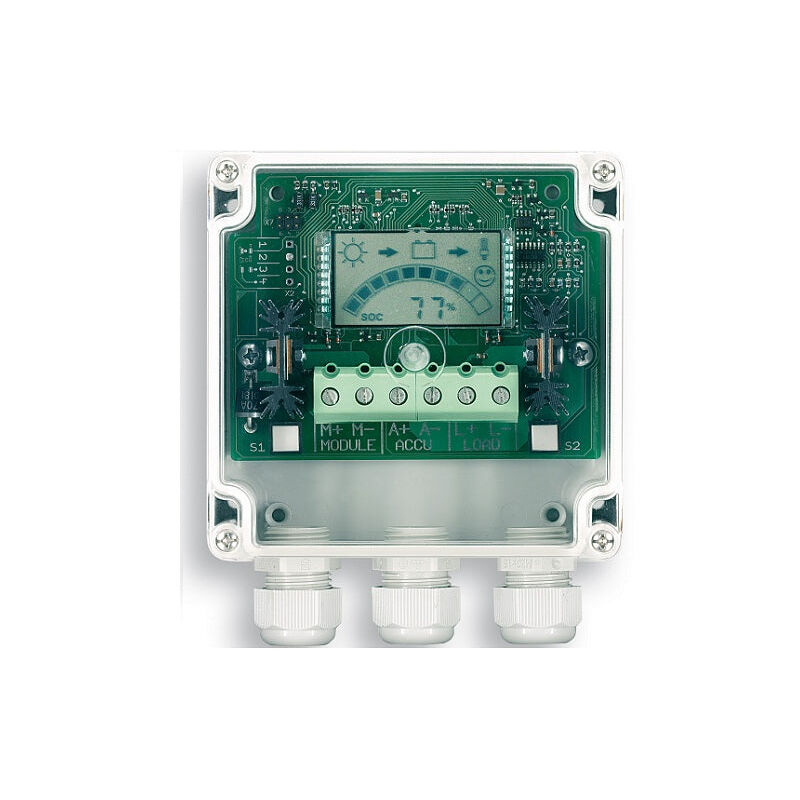 Régulateur solaire STECA PR2020 IP65 - 20A 12V/24V
