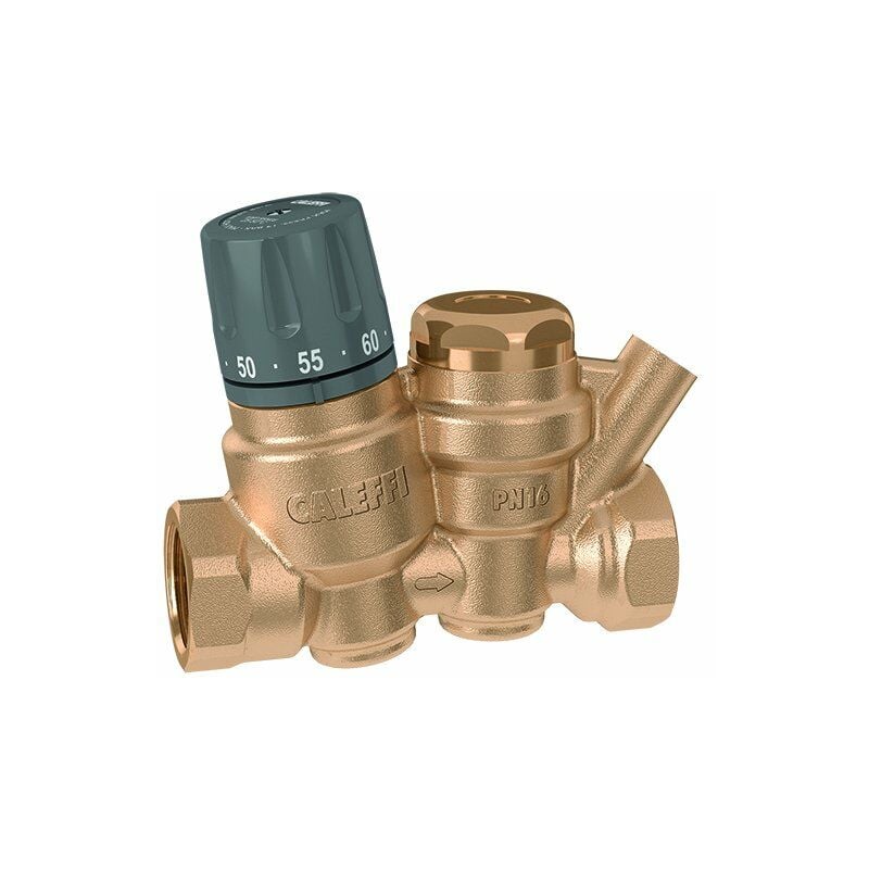 Régulateur thermostatique pour circuits de recirculation d'eau chaude sanitaire Rp 1/2' Caleffi 116140 Rp 1/2'