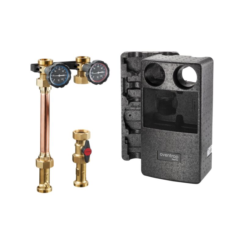 Oventrop - Système de chaudière 1357070 Regumat S-180, dn 25, sans pompe, avec robinet à boisseau sphérique