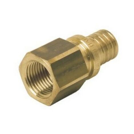 Rehau 137653-001 - Raccord droit femelle diamètre 20x1,9-Rp3/4 en laiton