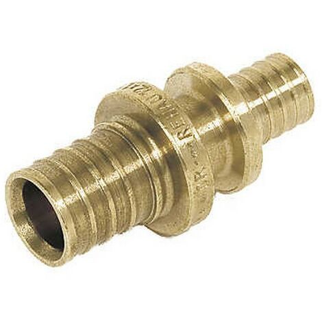 Rehau 139312-001 - Coupleur réduit 20x1,9-16x1,5 en laiton - JAUNE