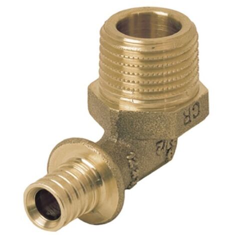 Rehau 242073-001 - Codo 90° rosca macho 12x1.1-R3/8 en latón