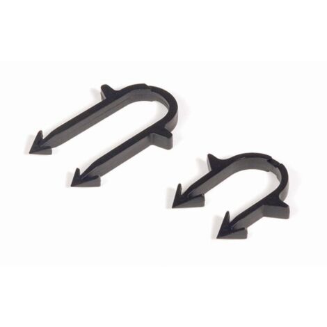 REHAU Befestigungsklammer lang schwarz - 58 mm - 12406721001