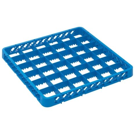 Réhausse Casier de Lavage 500 x 500 x 45mm - 36 Compartiments - Bleu - Matériel CHR Pro