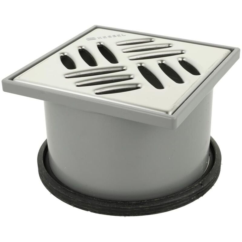 Rehausse grille à fentes V2A 120 x 120 mm