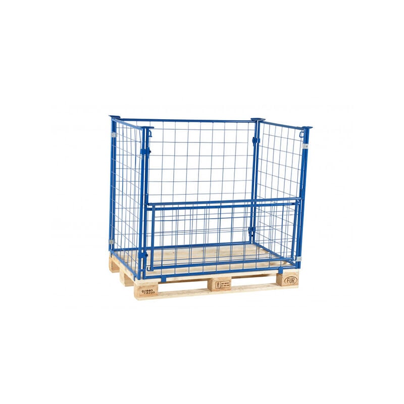 Réhausse palette acier pliable - 800x1200x1200mm - 2340059214