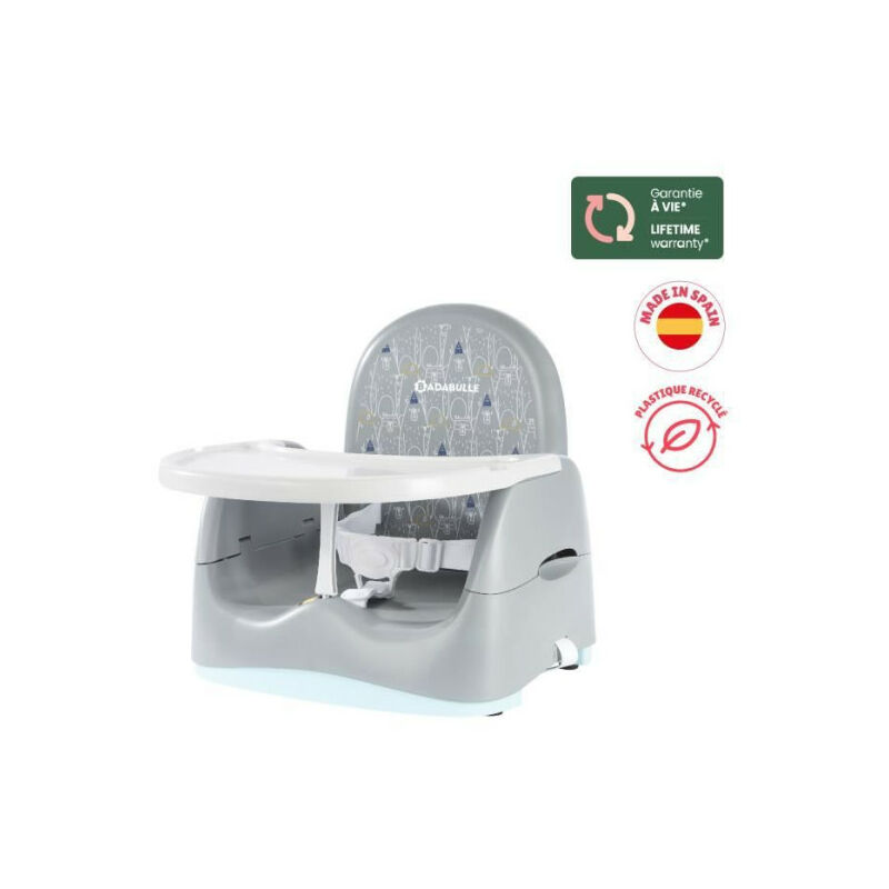 Rehausseur Nomade BADABULLE - Modele : ours - Pliage Compact - Universel - De 6 a 36 mois