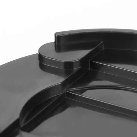 Rehausseur de Pied de Meuble [8 Pièces] Noir ABS pour Lit, Bureau, Table, Canapé  Hauteur Améliorée & Protection de Sol