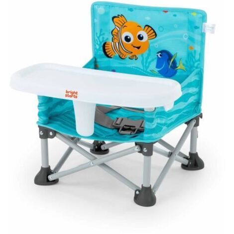 Rehausseur DISNEY BABY -NEMO-  de chaise pliable, nomade, de voyage, Léger et facile a nettoyer, Sac de transport inclus