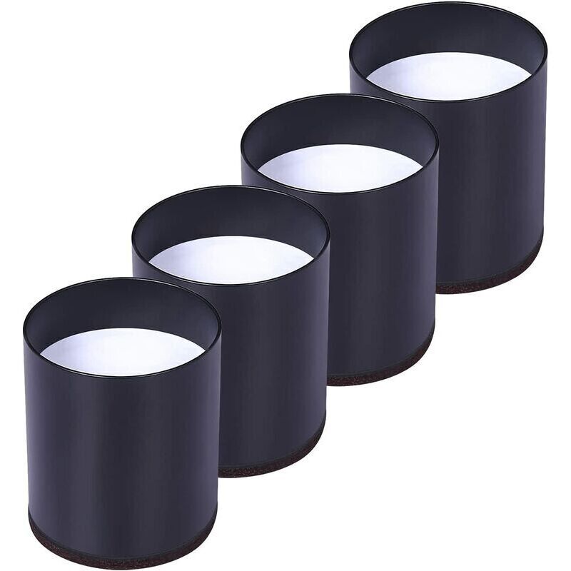 Rehausseur Pieds de Lit Lot de 4 Acier Carbone, Risers de Meubles Ajoutent Hauteur de 5CM, Supportent 10000 lbs, Rehausseurs de Table, Chaise ou