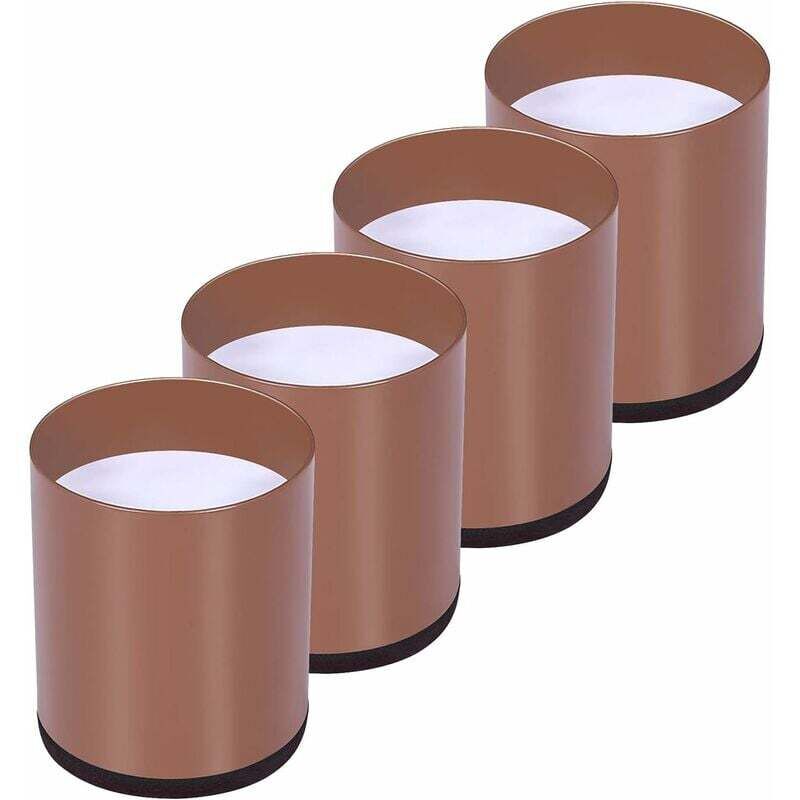 Rehausseur Pieds de Lit Lot de 4 ​Acier Carbone, Risers de Meubles Ajoutent Hauteur de 5CM,Triomphe, Rehausseurs de Table, Chaise ou Canapé, Gain