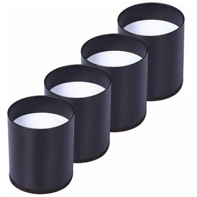 Rehausseur Pieds de Lit Lot de 4 en Acier au Carbone - Ajoutent une Hauteur de 5 cm - Supportent 10000 lbs - Idéaux pour Table, Chaise, Canapé - Gain