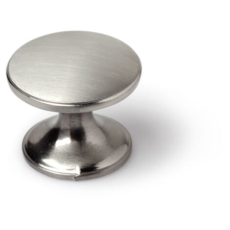 REI – Bouton de meuble en zamac finition nickel satiné – Dimensions 32x32x27mm – Système de fixation avec vis M4 – Lot de 4 unités