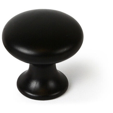 REI Lot de 4 boutons de meuble Rond zamak peint H.24 x l.25 x P.25 mm
