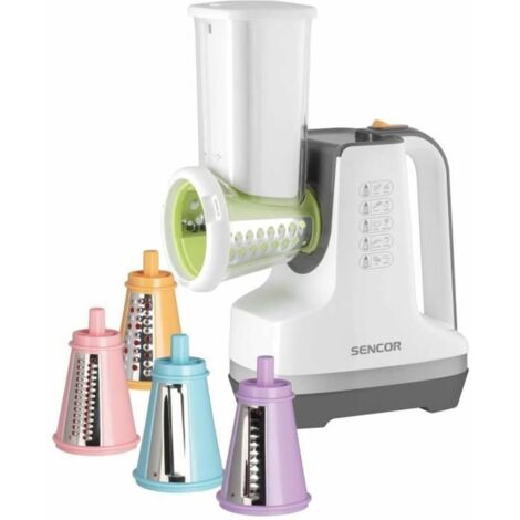 Reibe und Zerkleinerer mit Sorbetmaschine de 150 W, Farbe white