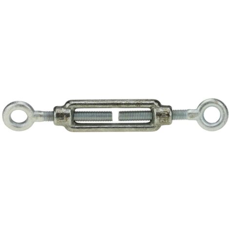 Reidl DIN 1480 Spannschloss M 16, geschmiedet, offene Form, Ring/Ring, 3.6 galv. verzinkt farblos