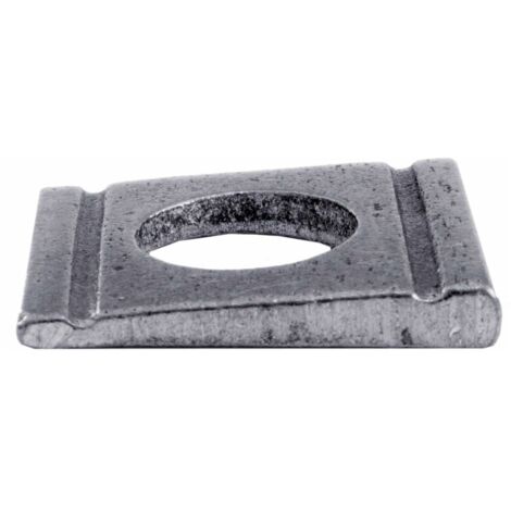 Reidl DIN 434 Scheiben für U-Träger, 9 x 22 x 2,9/3,8, keilförmig, Vierkant,  A4 blank